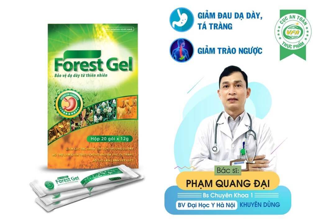 Forest Gel - Hỗ trợ hiệu quả cho bệnh nhân loét dạ dày tá tràng