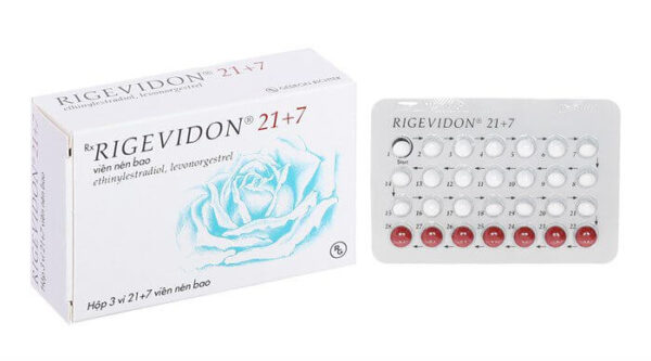 Thuốc ngừa thai Rigevidon 21+ 7 - tránh thai hàng ngày vỉ 28 viên