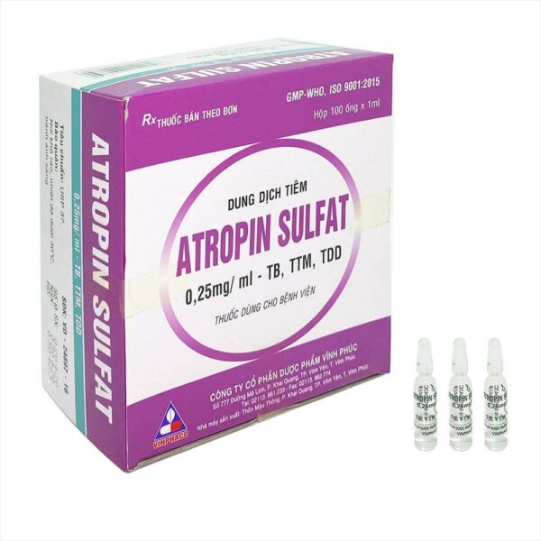 Atropin Sulfat Dung Dịch Tiêm