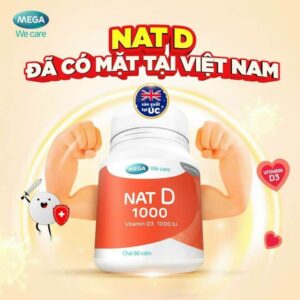 Nat D 1000 - bổ sung vitamin D
