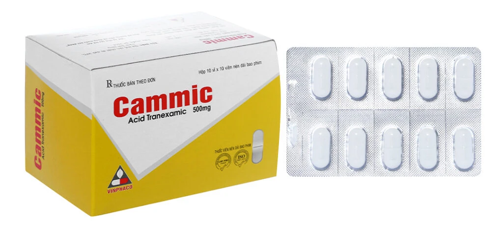 Thuốc cầm máu Cammic 500mg Vĩnh Phúc