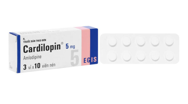 Cardilopin 5mg - Thuốc Điều Trị Tăng Huyết Áp, Đau Thắt Ngực