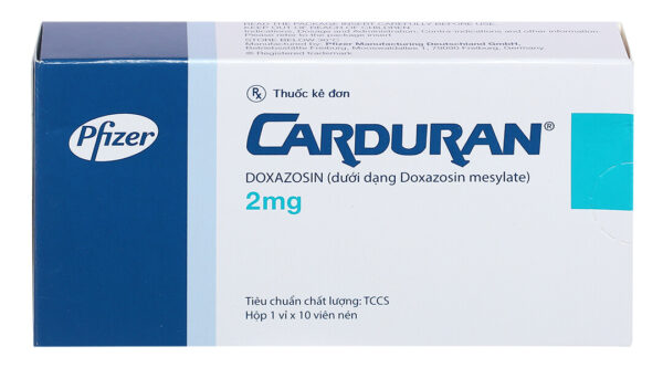 Carduran 2mg - thuốc điều trị phì đại tiền liệt tuyến