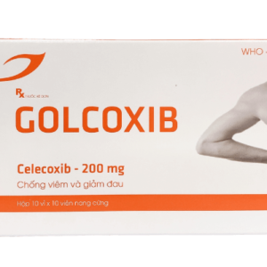 Golcoxib 200mg (Hộp 10 vỉ x 10 viên)