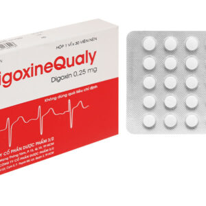DigoxineQualy 0.25mg trị suy tim (1 vỉ x 30 viên)