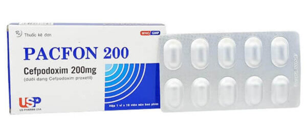 Pacfon 200 (Hộp 1vỉ x 10viên)