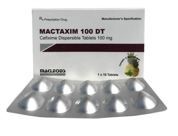 Mactaxim 100 DT (1 vỉ x 10 viên)