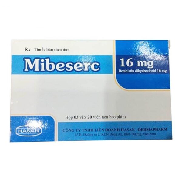 Mibeserc 16mg - Thuốc Điều Trị Rối Loạn Tiền Đình