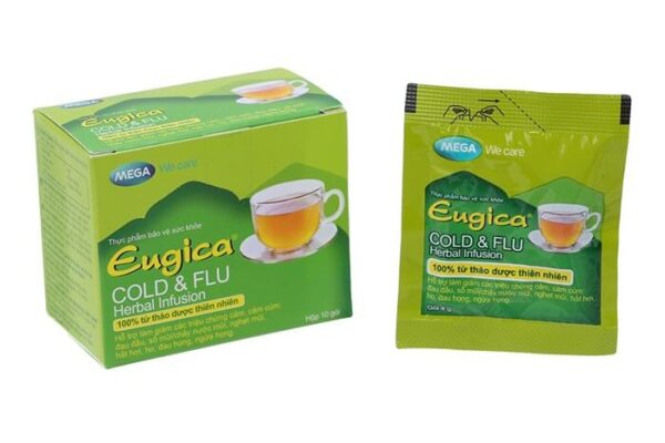 Tinh Chất Thảo Dược Eugica Cold & Flu Hộp 10 Gói