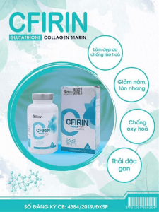 Cfirin Glutathion 500mg Kenpharma- giúp trắng da