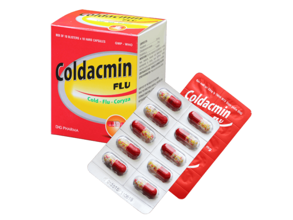 Coldacmin Flu ( Hộp 10vỉ x 10viên) DHG