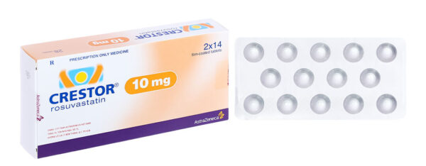 Thuốc Crestor 10mg (Hộp 2Vỉ x 14 Viên)