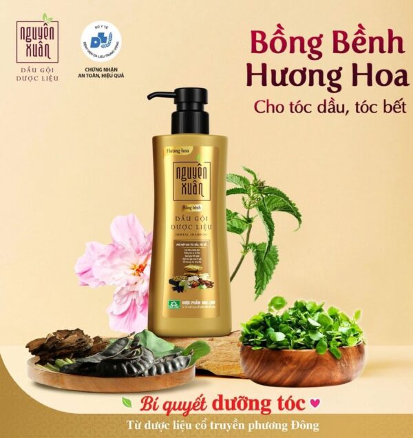 Dầu Gội Nguyên Xuân Vàng Bồng Bềnh