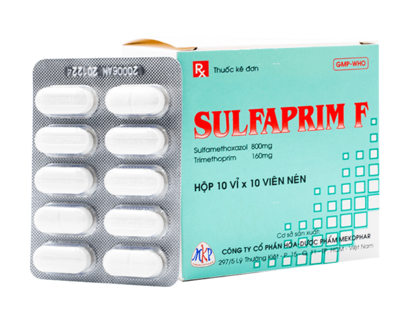 Sulfaprim F (10 vỉ x 10 viên) Mekophar