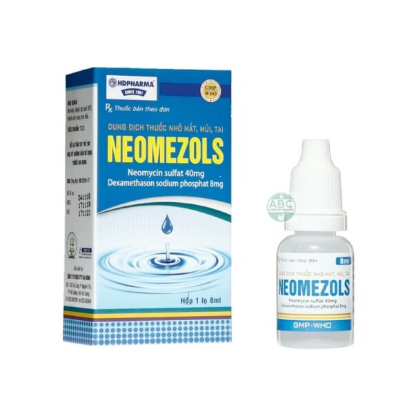 Thuốc nhỏ mắt, mũi Neomezols 8ml