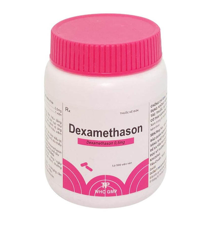 Dexamethason 0.5mg Thành Nam (lọ 500viên)