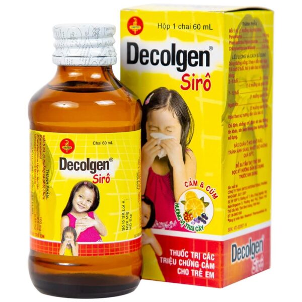 Thuốc Decolgen Siro 60ml