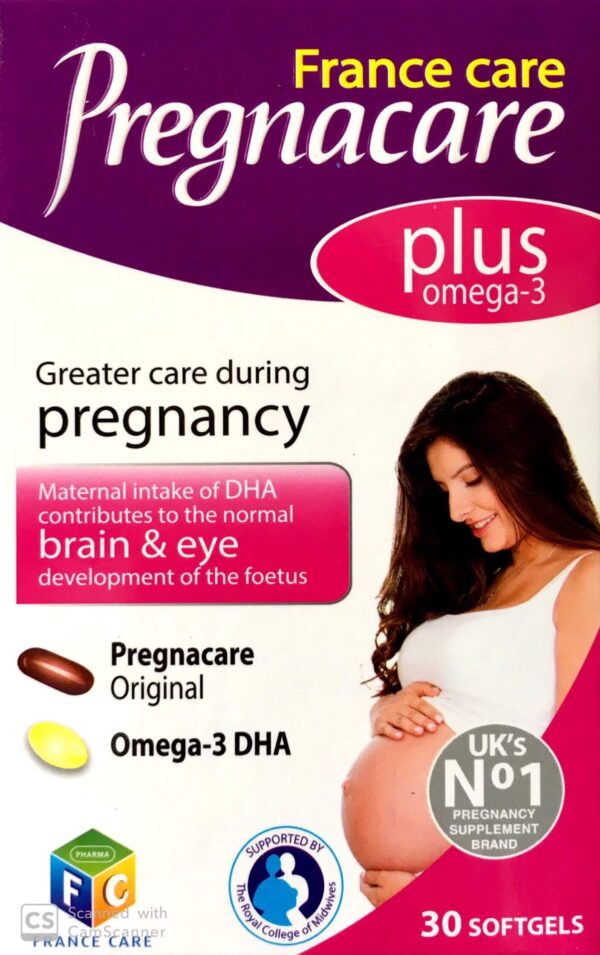 Pregnacare Plus France care hộp 30 viên bổ sung vitamin và khoáng chất cho bà bầu