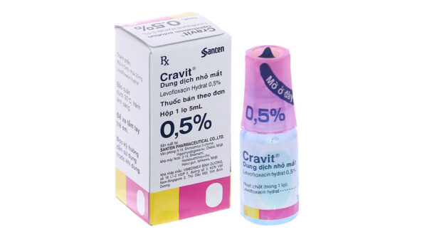 Dung dịch nhỏ mắt Cravit 0.5 5ml