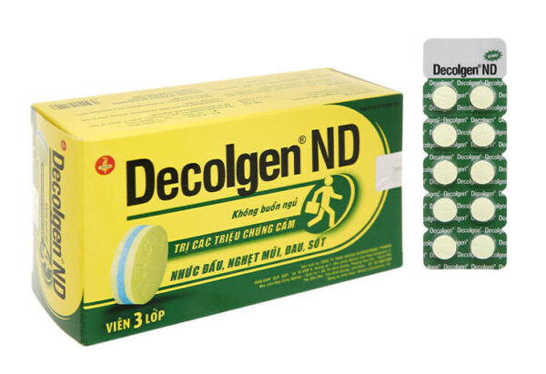 Thuốc Decolgen ND (12 vỉ x 10 viên)