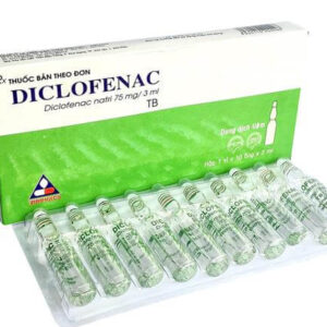 Diclofenac 75mg/3ml Vinphaco (Hộp 10 ống)