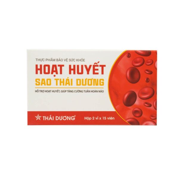 Hoạt huyết Sao Thái Dương hộp 30 viên