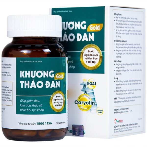 Khương thảo đan Gold lọ 30 viên