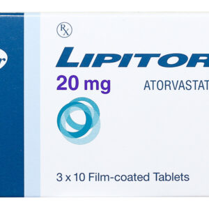 Thuốc Lipitor 20mg điều trị cho bệnh mỡ máu hộp 30 viên
