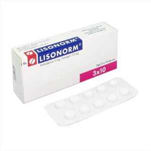 Thuốc Lisonorm 5/10 điều trị huyết áp cao hộp 30 viên