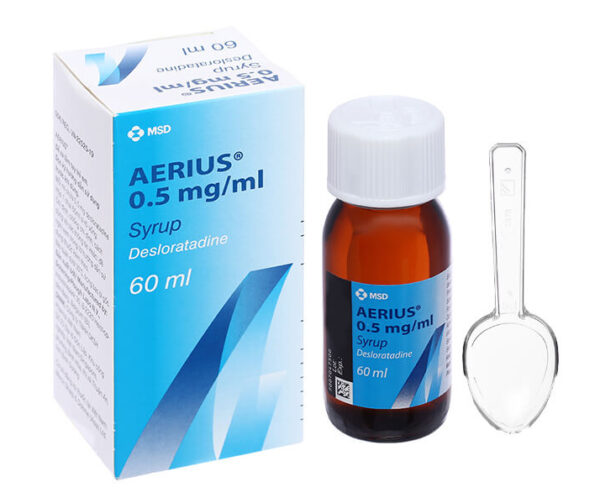 Thuốc Siro Aerius 0.5mg/ml (Chai 60ml)