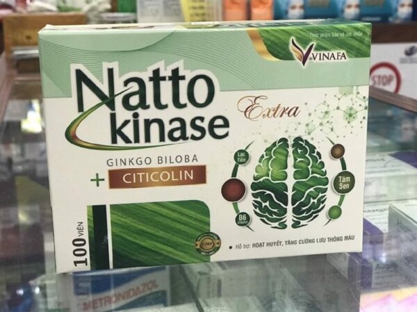 Viên uống bổ não Nattokinase Extra hộp 100 viên