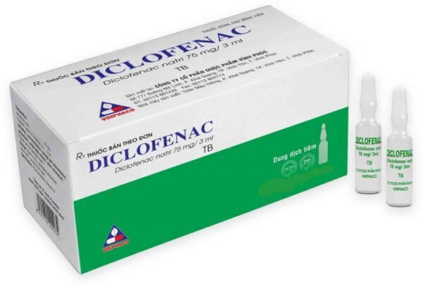 Diclofenac 75mg/3ml Vinphaco (Hộp 10 ống)