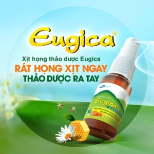 Xịt họng Eugica thảo dược 10ml