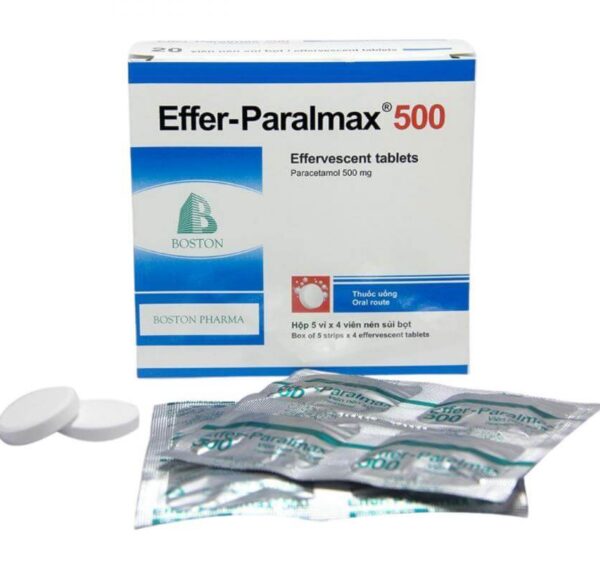 Effer-Paralmax 500 (Hộp 5 vỉ x 4 viên)