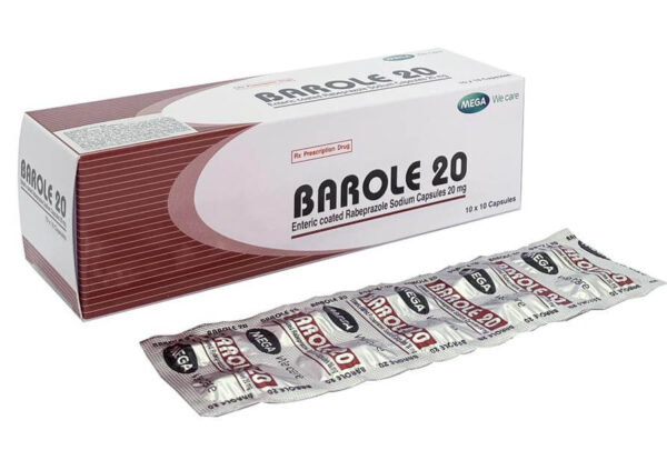 Barole 20 Mega (Hộp 10 vỉ x 10 viên)