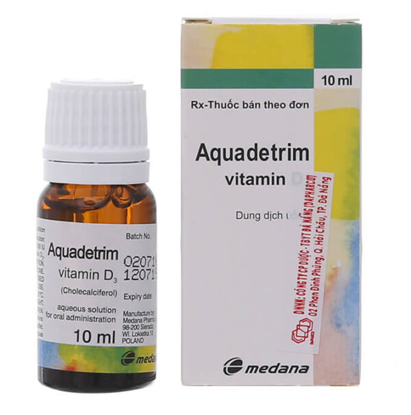 Thuốc Aquadetrim Vitamin D3 (Lọ 10ml)