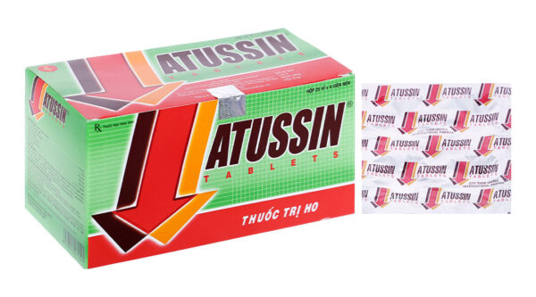 Atussin Tablets (Hộp 25 vỉ x 4 viên)