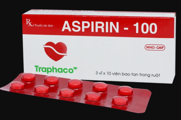 Aspirin 100mg Traphaco (3 vỉ x 10 viên)