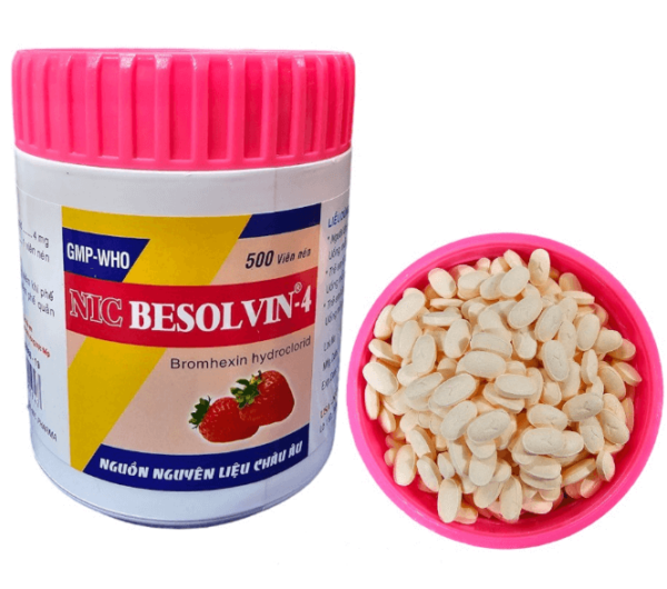 Thuốc NIC Besolvin-4 (Lọ 500 viên nén)
