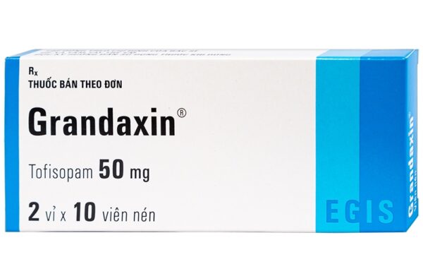 Grandaxin 50mg Egis (2vỉ x 10viên)