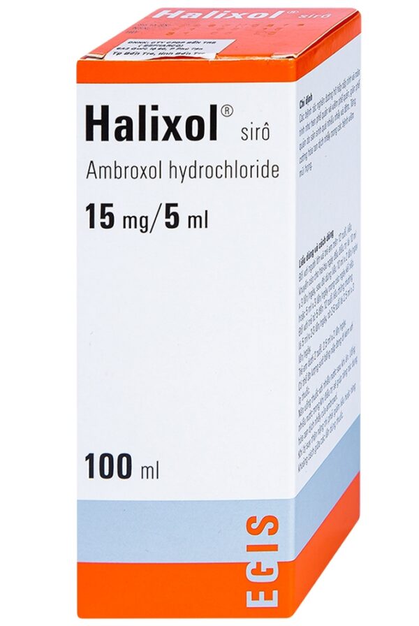 Halixol Siro 15mg/5ml (Chai 100ml)