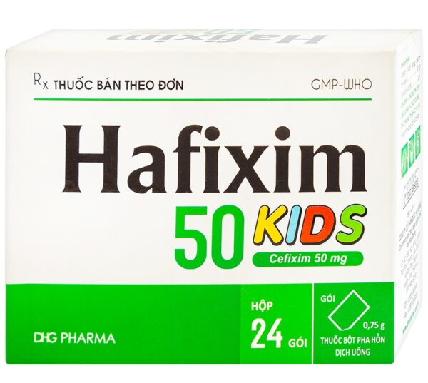 Hafixim 50 Kids DHG (Hộp 24gói x 0.75g)