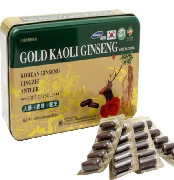 Gold Kaoli Ginseng Hàn Quốc (Hộp Xanh) 60 Viên