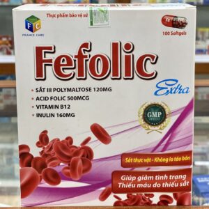 Fefolic Extra (Hộp 100 Viên nang mềm) France Care
