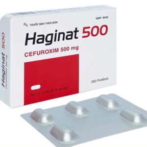 Thuốc Haginat 500 DHG (Hộp 2 vỉ x 5 viên)