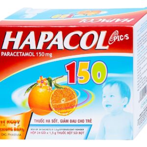 Thuốc Hapacol 150 DHG (24 gói x 1.5g)