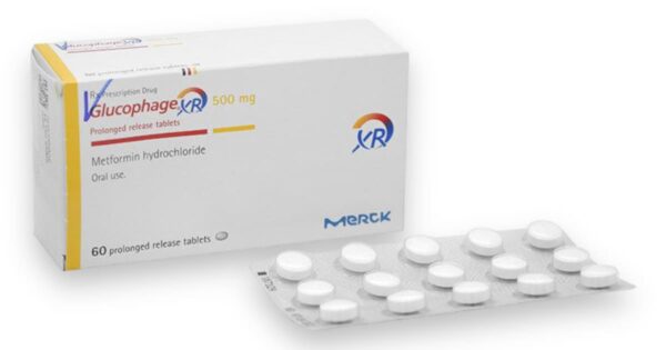 Glucophage XR 500mg (Hộp 4vỉ x 15viên)