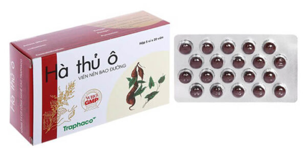 Hà Thủ Ô Traphaco (Hộp 5 vỉ x 20 viên)