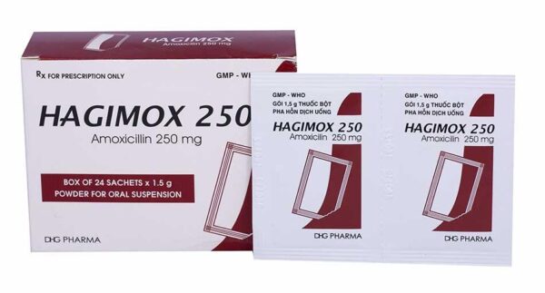 Hagimox 250 DHG (Hộp 24 gói x 1.5g)