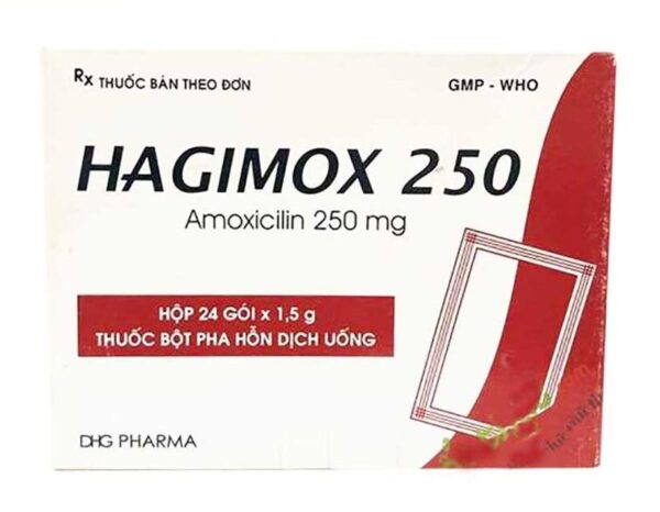 Hagimox 250 DHG (Hộp 24 gói x 1.5g)